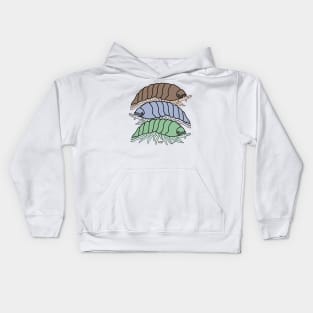 3 Pill Bugs Kids Hoodie